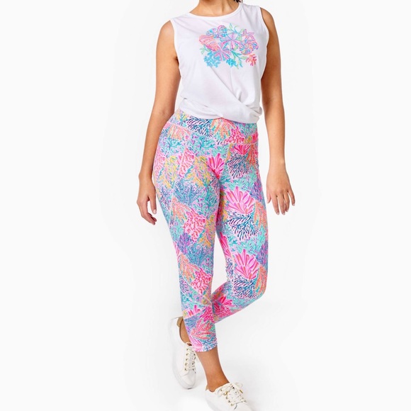 Leggings- Lilly Pulitzer Weekender high rise leggings LPBOX2-11 - Picture 6 of 10